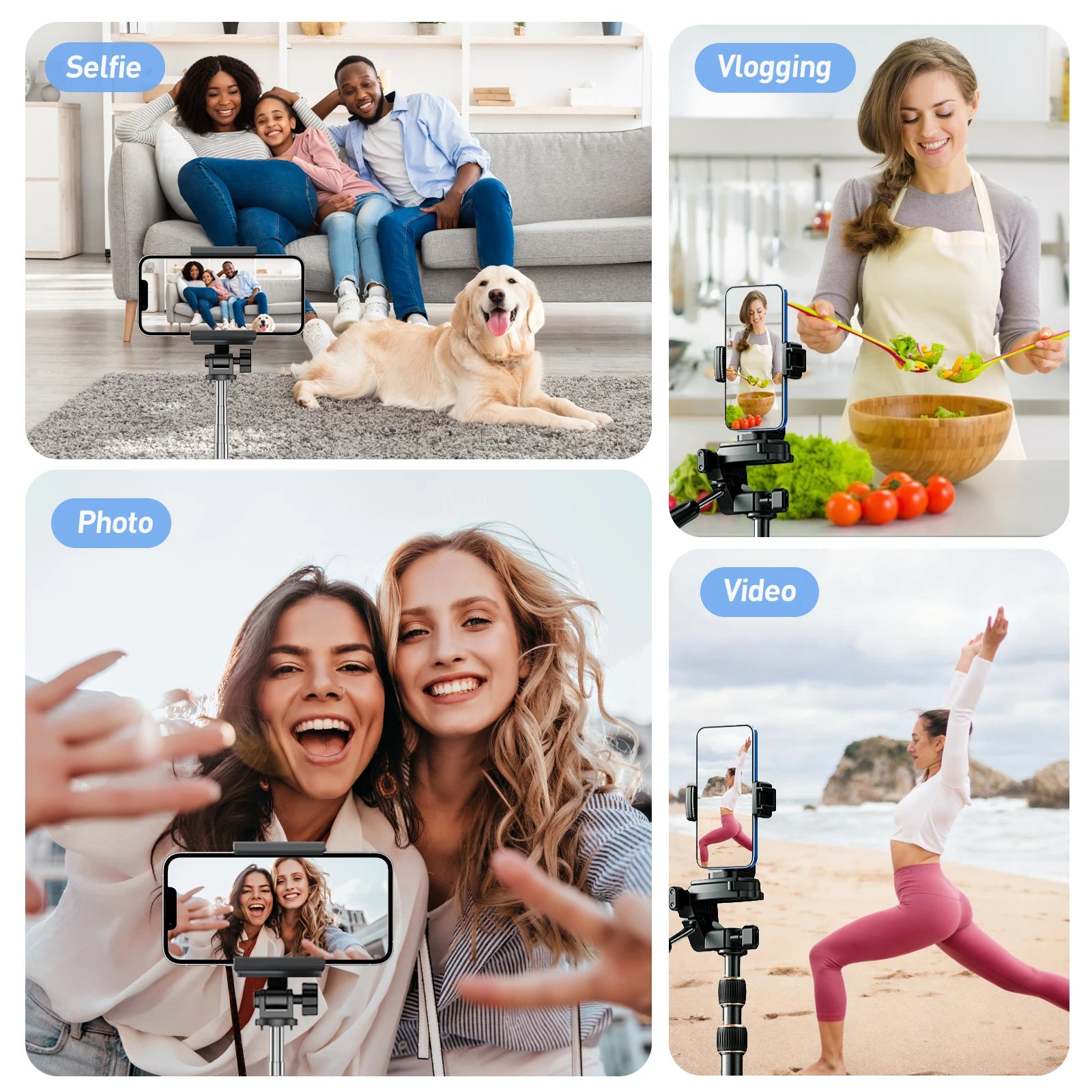 Mobile phone rear self-timer display mini self-timer monitor screen mobile phone screen caster control remote photo bluetooth re