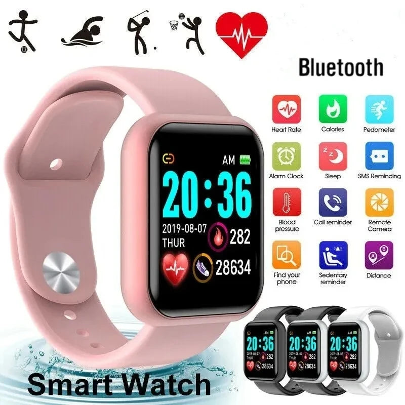 Bluetooth Smart Watch for Men & Women – Fitness Tracker, Music Player, Sleep Monitor