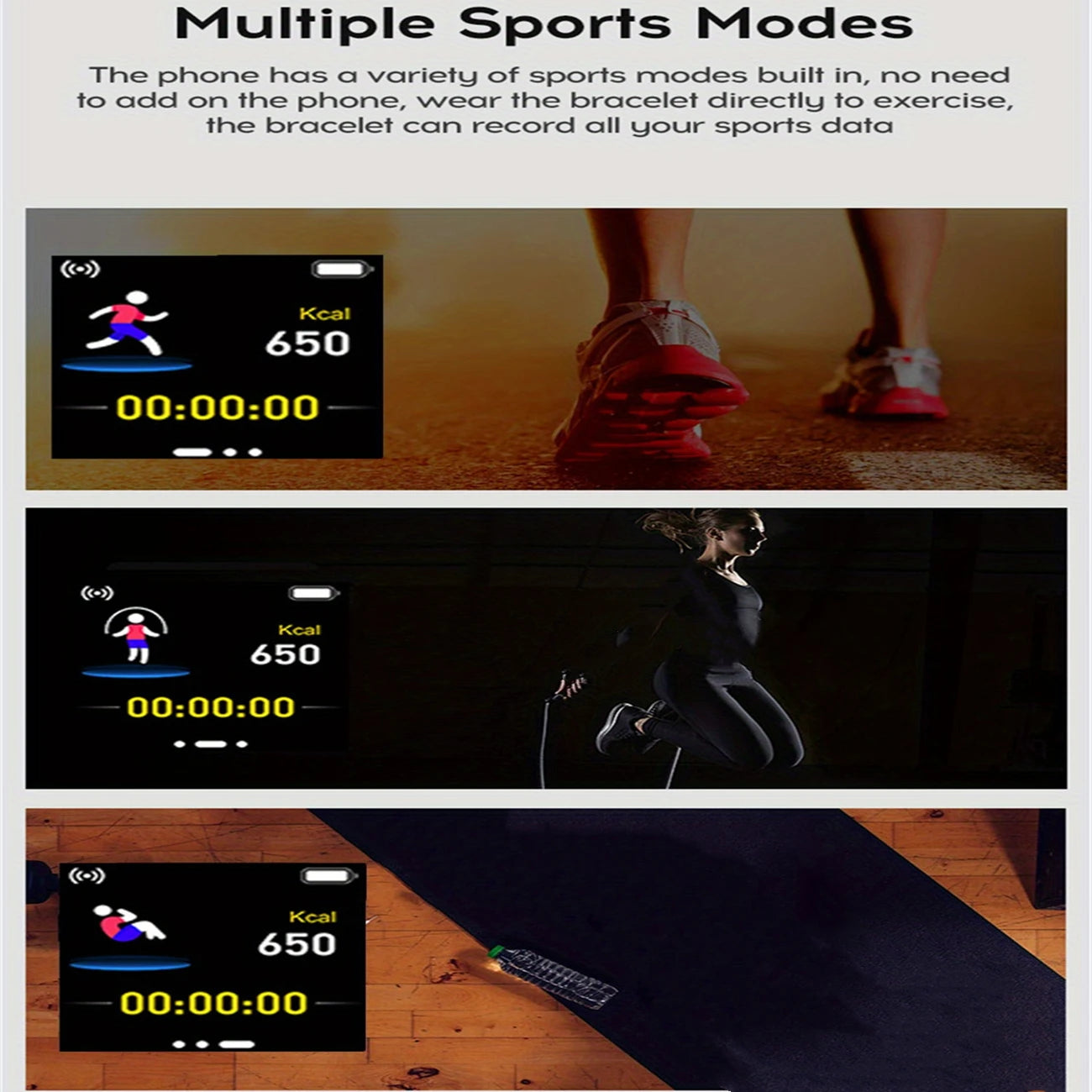 Bluetooth Smart Watch for Men & Women – Fitness Tracker, Music Player, Sleep Monitor